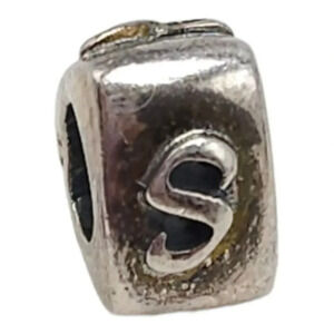 Tara’s Diary Initial S Bead Made in Ireland Sterling NOS Celtic Trinity Knot